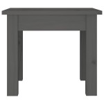 vidaXL Măsuță de cafea, gri, 35x35x30 cm, lemn masiv de pin vidaXL Măsuță de cafea, gri, 35x35x30 cm, lemn masiv de pin