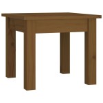 vidaXL Măsuță de cafea, maro miere, 35x35x30 cm, lemn masiv de pin vidaXL Măsuță de cafea, maro miere, 35x35x30 cm, lemn masiv de pin