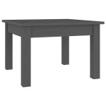 vidaXL Măsuță de cafea, gri, 45x45x30 cm, lemn masiv de pin vidaXL Măsuță de cafea, gri, 45x45x30 cm, lemn masiv de pin