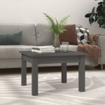 vidaXL Măsuță de cafea, gri, 45x45x30 cm, lemn masiv de pin vidaXL Măsuță de cafea, gri, 45x45x30 cm, lemn masiv de pin