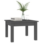 vidaXL Măsuță de cafea, gri, 45x45x30 cm, lemn masiv de pin vidaXL Măsuță de cafea, gri, 45x45x30 cm, lemn masiv de pin