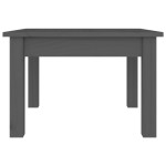 vidaXL Măsuță de cafea, gri, 45x45x30 cm, lemn masiv de pin vidaXL Măsuță de cafea, gri, 45x45x30 cm, lemn masiv de pin