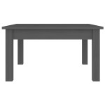 vidaXL Măsuță de cafea, gri, 55x55x30 cm, lemn masiv de pin vidaXL Măsuță de cafea, gri, 55x55x30 cm, lemn masiv de pin