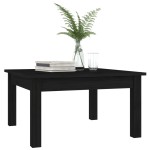 vidaXL Măsuță de cafea, negru, 55x55x30 cm, lemn masiv de pin vidaXL Măsuță de cafea, negru, 55x55x30 cm, lemn masiv de pin