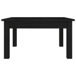 vidaXL Măsuță de cafea, negru, 55x55x30 cm, lemn masiv de pin vidaXL Măsuță de cafea, negru, 55x55x30 cm, lemn masiv de pin