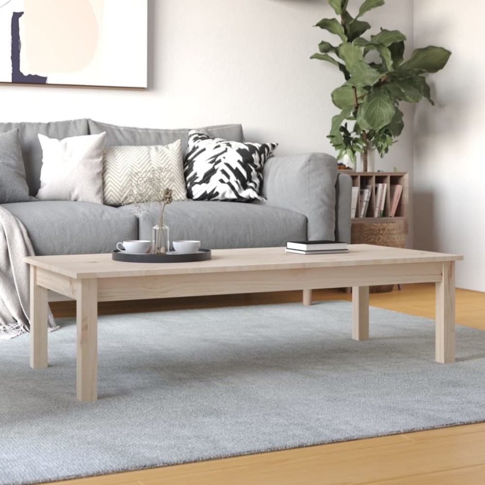 vidaXL Măsuță de cafea, 110x50x30 cm, lemn masiv de pin