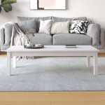 vidaXL Măsuță de cafea, alb, 110x50x30 cm, lemn masiv de pin