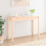 vidaXL Masă consolă, 110x40x75 cm, lemn masiv de pin
