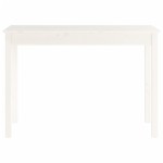 vidaXL Masă consolă, alb, 110x40x75 cm, lemn masiv de pin vidaXL Masă consolă, alb, 110x40x75 cm, lemn masiv de pin