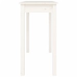 vidaXL Masă consolă, alb, 110x40x75 cm, lemn masiv de pin vidaXL Masă consolă, alb, 110x40x75 cm, lemn masiv de pin