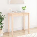 vidaXL Masă consolă, 80x40x75 cm, lemn masiv de pin vidaXL Masă consolă, 80x40x75 cm, lemn masiv de pin