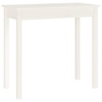 vidaXL Masă consolă, alb, 80x40x75 cm, lemn masiv de pin vidaXL Masă consolă, alb, 80x40x75 cm, lemn masiv de pin