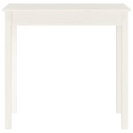 vidaXL Masă consolă, alb, 80x40x75 cm, lemn masiv de pin vidaXL Masă consolă, alb, 80x40x75 cm, lemn masiv de pin