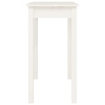 vidaXL Masă consolă, alb, 80x40x75 cm, lemn masiv de pin vidaXL Masă consolă, alb, 80x40x75 cm, lemn masiv de pin