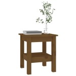 vidaXL Măsuță de cafea, maro miere, 35x35x40 cm, lemn masiv de pin vidaXL Măsuță de cafea, maro miere, 35x35x40 cm, lemn masiv de pin