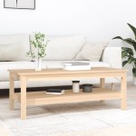 vidaXL Măsuță de cafea, 110x50x40 cm, lemn masiv de pin vidaXL Măsuță de cafea, 110x50x40 cm, lemn masiv de pin