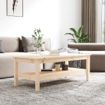 vidaXL Măsuță de cafea, 110x50x40 cm, lemn masiv de pin vidaXL Măsuță de cafea, 110x50x40 cm, lemn masiv de pin