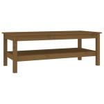vidaXL Măsuță de cafea, maro miere, 110x50x40 cm, lemn masiv de pin vidaXL Măsuță de cafea, maro miere, 110x50x40 cm, lemn masiv de pin