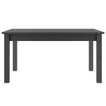 vidaXL Măsuță de cafea, gri, 80x50x40 cm, lemn masiv de pin vidaXL Măsuță de cafea, gri, 80x50x40 cm, lemn masiv de pin