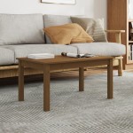 vidaXL Măsuță de cafea, maro miere, 80x50x40 cm, lemn masiv de pin vidaXL Măsuță de cafea, maro miere, 80x50x40 cm, lemn masiv de pin