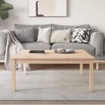 vidaXL Măsuță de cafea, 100x100x40 cm, lemn masiv de pin vidaXL Măsuță de cafea, 100x100x40 cm, lemn masiv de pin