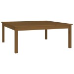 vidaXL Măsuță de cafea, maro miere, 100x100x40 cm, lemn masiv de pin vidaXL Măsuță de cafea, maro miere, 100x100x40 cm, lemn masiv de pin