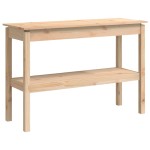 vidaXL Masă consolă, 110x40x75 cm, lemn masiv de pin vidaXL Masă consolă, 110x40x75 cm, lemn masiv de pin