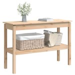 vidaXL Masă consolă, 110x40x75 cm, lemn masiv de pin vidaXL Masă consolă, 110x40x75 cm, lemn masiv de pin