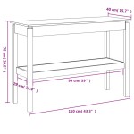 vidaXL Masă consolă, 110x40x75 cm, lemn masiv de pin vidaXL Masă consolă, 110x40x75 cm, lemn masiv de pin