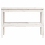 vidaXL Masă consolă, alb, 110x40x75 cm, lemn masiv de pin vidaXL Masă consolă, alb, 110x40x75 cm, lemn masiv de pin