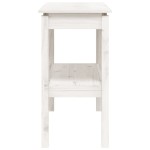 vidaXL Masă consolă, alb, 110x40x75 cm, lemn masiv de pin vidaXL Masă consolă, alb, 110x40x75 cm, lemn masiv de pin