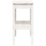 vidaXL Masă consolă, alb, 80x40x75 cm, lemn masiv de pin vidaXL Masă consolă, alb, 80x40x75 cm, lemn masiv de pin