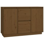vidaXL Servantă, maro miere, 111x34x75 cm, lemn masiv de pin