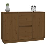 vidaXL Servantă, maro miere, 111x34x75 cm, lemn masiv de pin