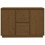 vidaXL Servantă, maro miere, 111x34x75 cm, lemn masiv de pin