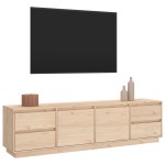 vidaXL Comodă TV, 176x37x47,5 cm, lemn masiv de pin