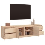 vidaXL Comodă TV, 176x37x47,5 cm, lemn masiv de pin