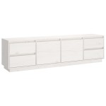 vidaXL Comodă TV, alb, 176x37x47,5 cm, lemn masiv de pin vidaXL Comodă TV, alb, 176x37x47,5 cm, lemn masiv de pin