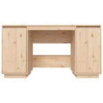 vidaXL Birou, 140x50x75 cm, lemn masiv de pin