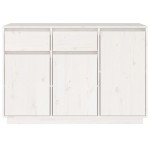 vidaXL Servantă, alb, 110x34x75 cm, lemn masiv de pin vidaXL Servantă, alb, 110x34x75 cm, lemn masiv de pin