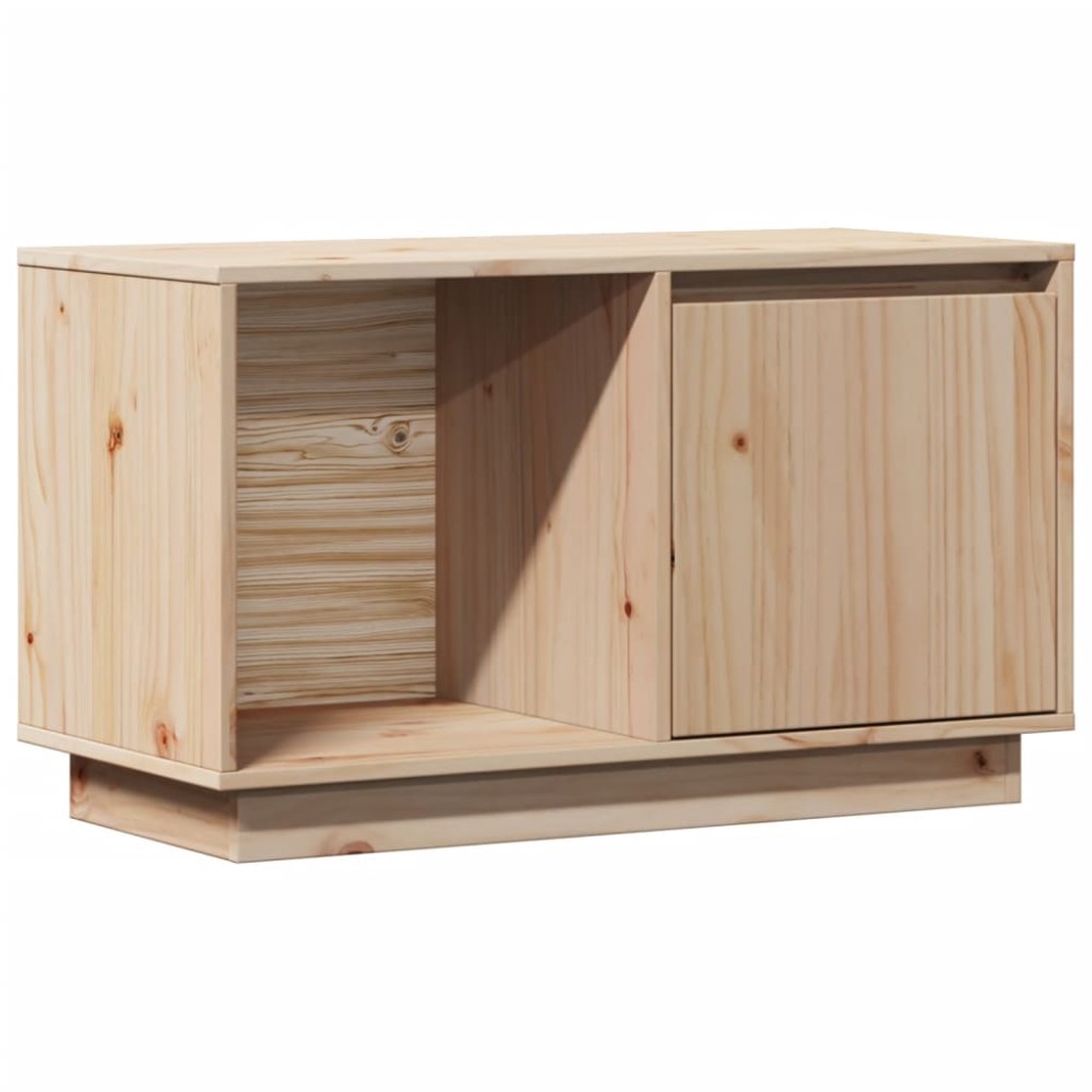 vidaXL Comodă TV, 74x35x44 cm, lemn masiv de pin
