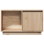 vidaXL Comodă TV, 74x35x44 cm, lemn masiv de pin