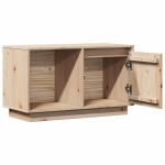 vidaXL Comodă TV, 74x35x44 cm, lemn masiv de pin