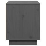 vidaXL Comodă TV, gri, 74x35x44 cm, lemn masiv de pin vidaXL Comodă TV, gri, 74x35x44 cm, lemn masiv de pin