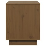vidaXL Comodă TV, maro miere, 74x35x44 cm, lemn masiv de pin vidaXL Comodă TV, maro miere, 74x35x44 cm, lemn masiv de pin