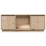 vidaXL Comodă TV, 110,5x35x44 cm, lemn masiv de pin