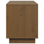 vidaXL Comodă TV, maro miere, 110,5x35x44 cm, lemn masiv de pin vidaXL Comodă TV, maro miere, 110,5x35x44 cm, lemn masiv de pin