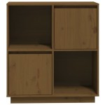 vidaXL Dulap, maro miere, 74x35x80 cm, lemn masiv de pin