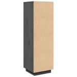 vidaXL Dulap înalt, gri, 38x35x117 cm, lemn masiv de pin