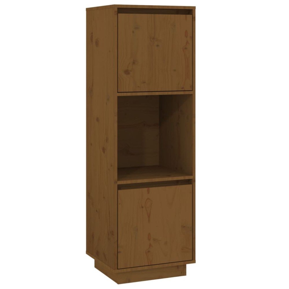 vidaXL Servantă, maro miere, 38x35x117 cm, lemn masiv de pin